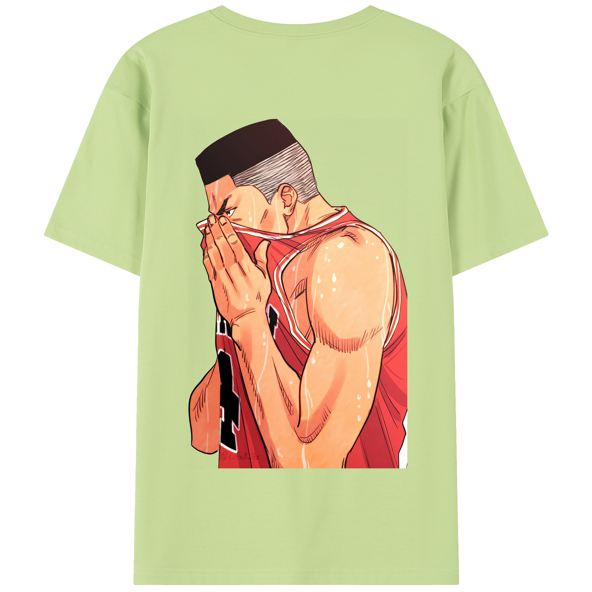 SLAM DUNK／スラムダンク 綿100％半袖Tシャツ（背面プリント）